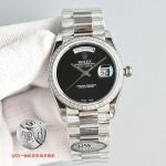 Rolex Daydate 3255 Movement 904L Steel 36mm 5L27K422 Black Dial Watch